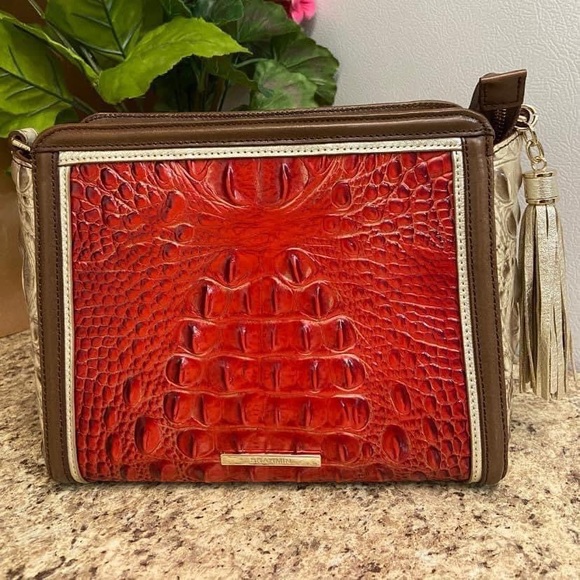 Brahmin Lava Chenoa CARRIE Crossbody